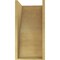 Ekena Millwork 12"W x 12"D x 24"H Wide Greensboro Rough Cedar Woodgrain TimberThane Corbel, Primed Tan CORUR12X12X24GRNRCPR - alternate 6